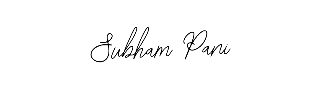 Subham Pani stylish signature style. Best Handwritten Sign (Bearetta-2O07w) for my name. Handwritten Signature Collection Ideas for my name Subham Pani. Subham Pani signature style 12 images and pictures png