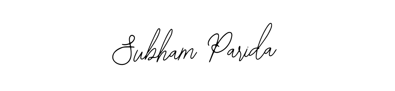 The best way (Bearetta-2O07w) to make a short signature is to pick only two or three words in your name. The name Subham Parida include a total of six letters. For converting this name. Subham Parida signature style 12 images and pictures png