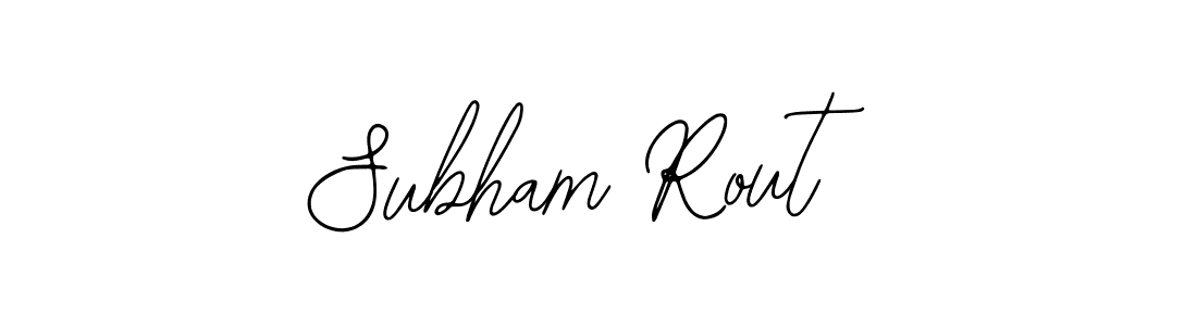 Subham Rout stylish signature style. Best Handwritten Sign (Bearetta-2O07w) for my name. Handwritten Signature Collection Ideas for my name Subham Rout. Subham Rout signature style 12 images and pictures png