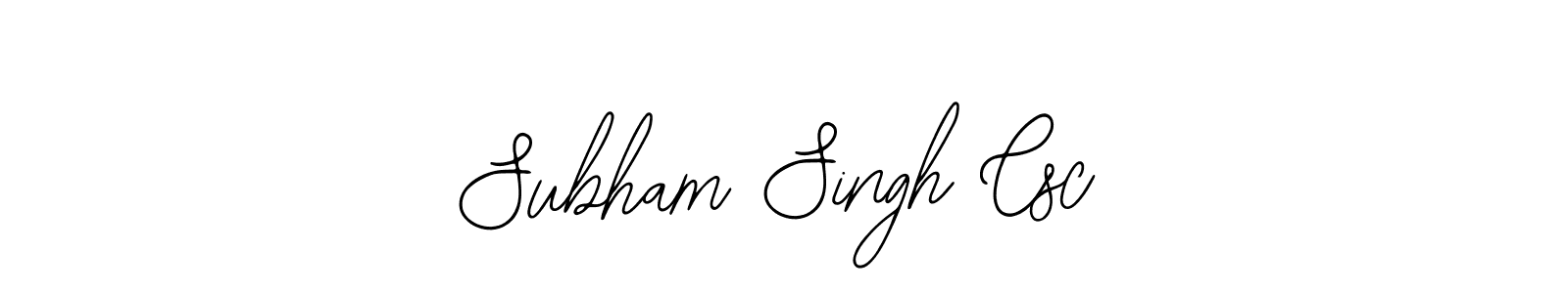 Make a beautiful signature design for name Subham Singh Csc. With this signature (Bearetta-2O07w) style, you can create a handwritten signature for free. Subham Singh Csc signature style 12 images and pictures png