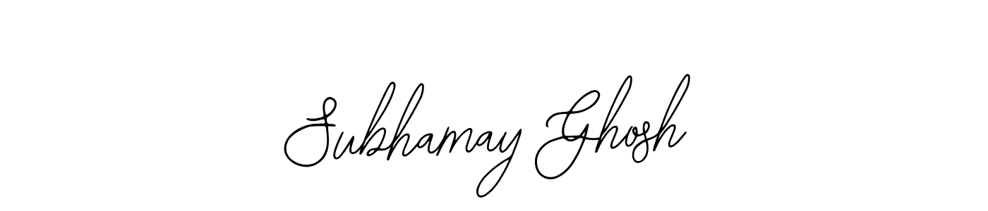 Use a signature maker to create a handwritten signature online. With this signature software, you can design (Bearetta-2O07w) your own signature for name Subhamay Ghosh. Subhamay Ghosh signature style 12 images and pictures png