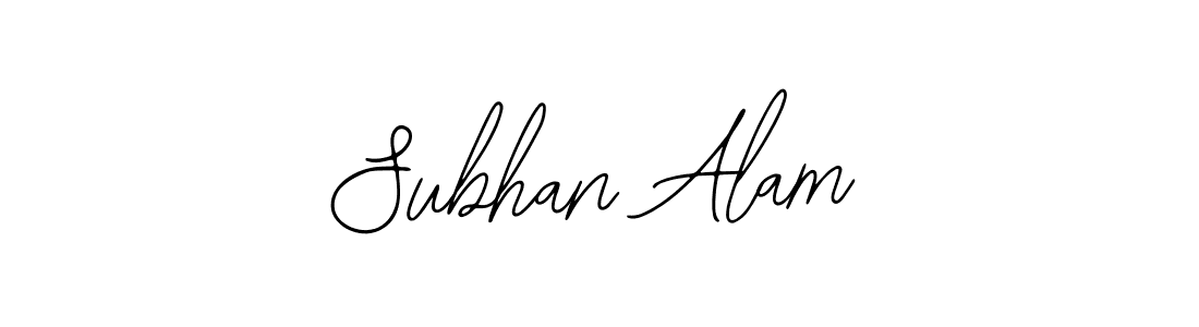 Subhan Alam stylish signature style. Best Handwritten Sign (Bearetta-2O07w) for my name. Handwritten Signature Collection Ideas for my name Subhan Alam. Subhan Alam signature style 12 images and pictures png