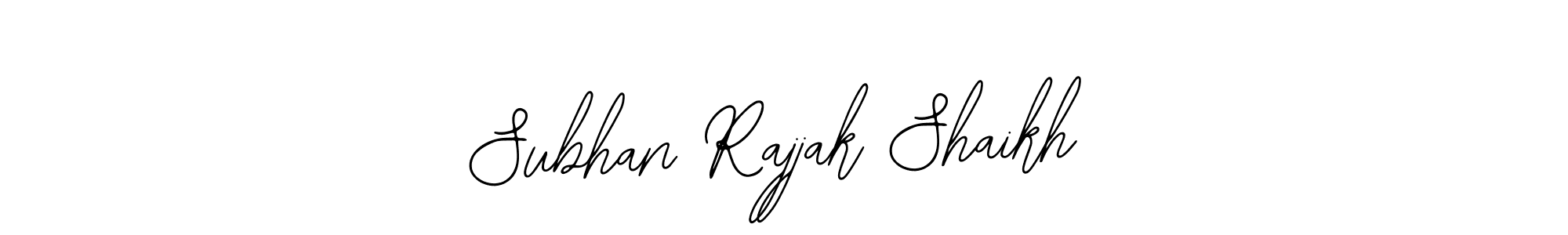 Similarly Bearetta-2O07w is the best handwritten signature design. Signature creator online .You can use it as an online autograph creator for name Subhan Rajjak Shaikh. Subhan Rajjak Shaikh signature style 12 images and pictures png