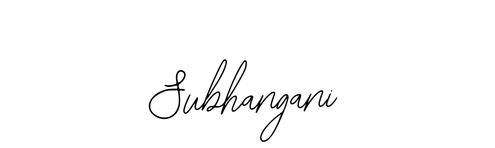 if you are searching for the best signature style for your name Subhangani. so please give up your signature search. here we have designed multiple signature styles  using Bearetta-2O07w. Subhangani signature style 12 images and pictures png