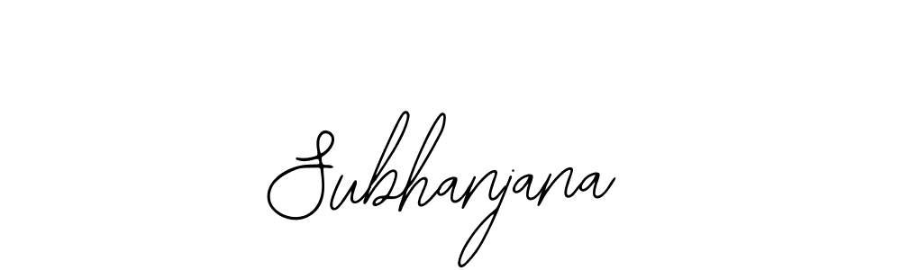 Also You can easily find your signature by using the search form. We will create Subhanjana name handwritten signature images for you free of cost using Bearetta-2O07w sign style. Subhanjana signature style 12 images and pictures png