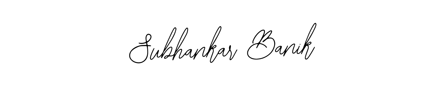 Bearetta-2O07w is a professional signature style that is perfect for those who want to add a touch of class to their signature. It is also a great choice for those who want to make their signature more unique. Get Subhankar Banik name to fancy signature for free. Subhankar Banik signature style 12 images and pictures png