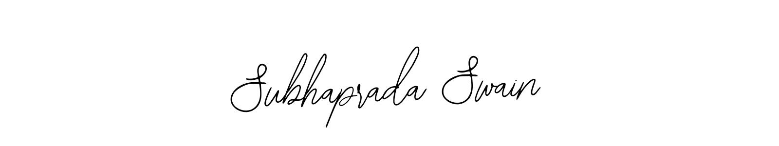 How to make Subhaprada Swain name signature. Use Bearetta-2O07w style for creating short signs online. This is the latest handwritten sign. Subhaprada Swain signature style 12 images and pictures png