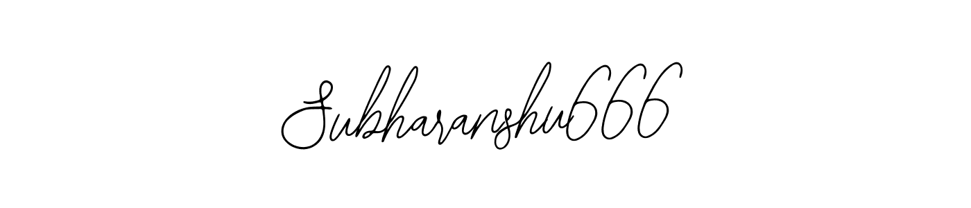 Also we have Subharanshu666 name is the best signature style. Create professional handwritten signature collection using Bearetta-2O07w autograph style. Subharanshu666 signature style 12 images and pictures png