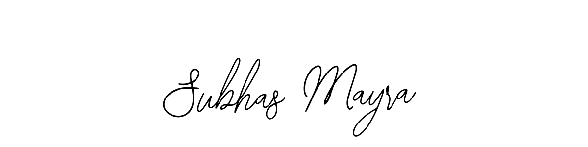 The best way (Bearetta-2O07w) to make a short signature is to pick only two or three words in your name. The name Subhas Mayra include a total of six letters. For converting this name. Subhas Mayra signature style 12 images and pictures png