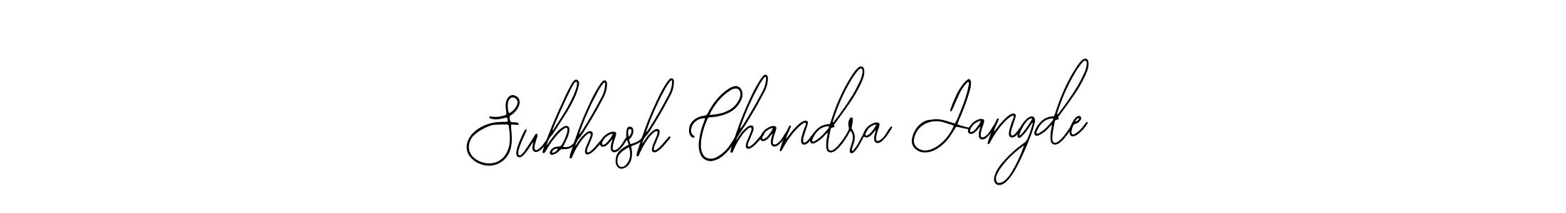 Subhash Chandra Jangde stylish signature style. Best Handwritten Sign (Bearetta-2O07w) for my name. Handwritten Signature Collection Ideas for my name Subhash Chandra Jangde. Subhash Chandra Jangde signature style 12 images and pictures png