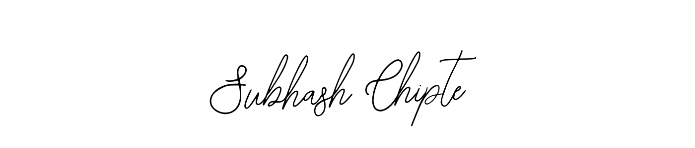 Design your own signature with our free online signature maker. With this signature software, you can create a handwritten (Bearetta-2O07w) signature for name Subhash Chipte. Subhash Chipte signature style 12 images and pictures png