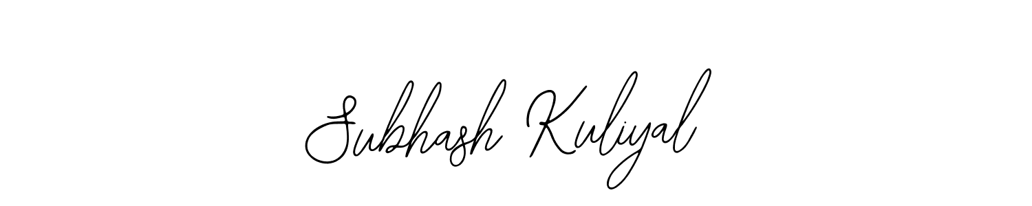 You can use this online signature creator to create a handwritten signature for the name Subhash Kuliyal. This is the best online autograph maker. Subhash Kuliyal signature style 12 images and pictures png