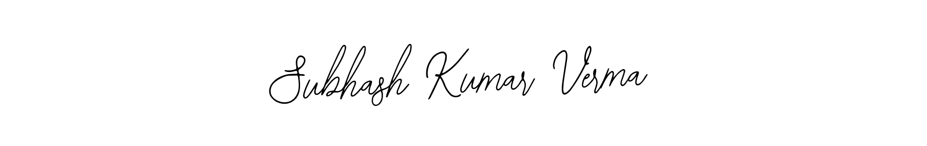 Also You can easily find your signature by using the search form. We will create Subhash Kumar Verma name handwritten signature images for you free of cost using Bearetta-2O07w sign style. Subhash Kumar Verma signature style 12 images and pictures png