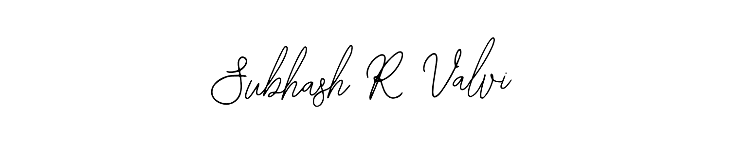 Create a beautiful signature design for name Subhash R Valvi. With this signature (Bearetta-2O07w) fonts, you can make a handwritten signature for free. Subhash R Valvi signature style 12 images and pictures png