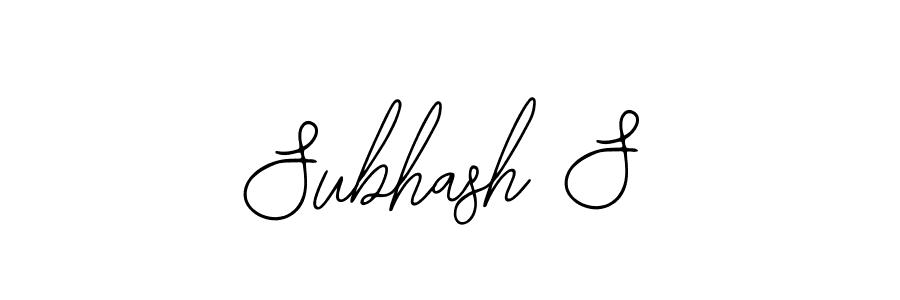 Also we have Subhash S name is the best signature style. Create professional handwritten signature collection using Bearetta-2O07w autograph style. Subhash S signature style 12 images and pictures png