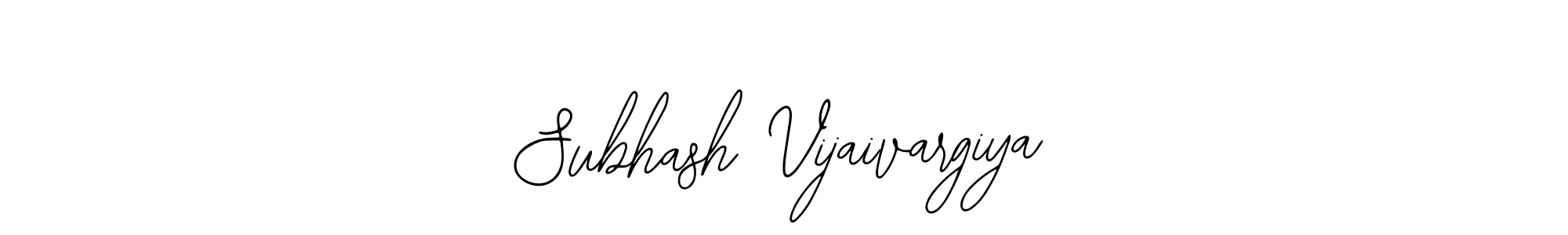 Similarly Bearetta-2O07w is the best handwritten signature design. Signature creator online .You can use it as an online autograph creator for name Subhash Vijaivargiya. Subhash Vijaivargiya signature style 12 images and pictures png
