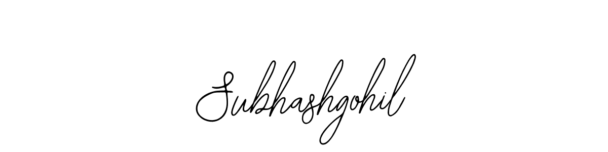 Similarly Bearetta-2O07w is the best handwritten signature design. Signature creator online .You can use it as an online autograph creator for name Subhashgohil. Subhashgohil signature style 12 images and pictures png