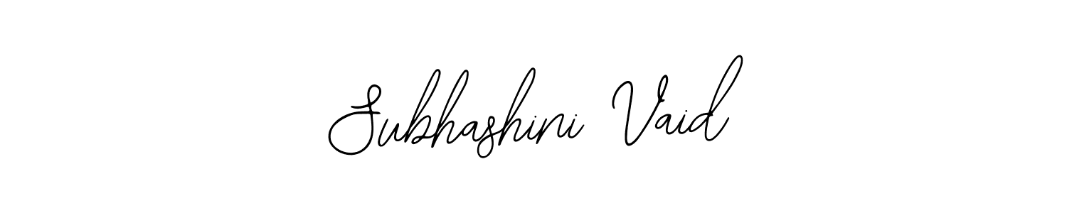 Make a beautiful signature design for name Subhashini Vaid. Use this online signature maker to create a handwritten signature for free. Subhashini Vaid signature style 12 images and pictures png