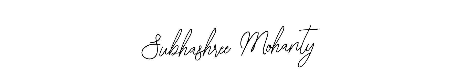 You should practise on your own different ways (Bearetta-2O07w) to write your name (Subhashree Mohanty) in signature. don't let someone else do it for you. Subhashree Mohanty signature style 12 images and pictures png