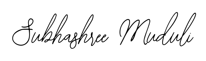 Personalize your online presence with Subhashree Muduli signature rendered in elegant Bearetta-2O07w font. Great for website footers and blogs. Subhashree Muduli signature style 12 images and pictures png