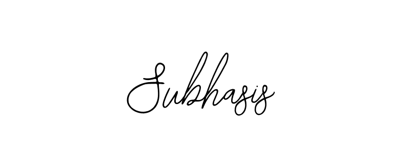 Design your own signature with our free online signature maker. With this signature software, you can create a handwritten (Bearetta-2O07w) signature for name Subhasis. Subhasis signature style 12 images and pictures png