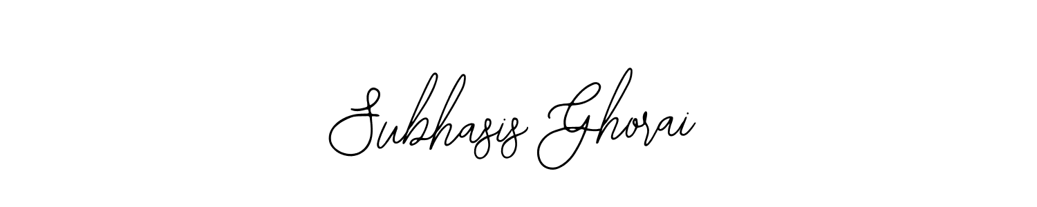 How to make Subhasis Ghorai signature? Bearetta-2O07w is a professional autograph style. Create handwritten signature for Subhasis Ghorai name. Subhasis Ghorai signature style 12 images and pictures png