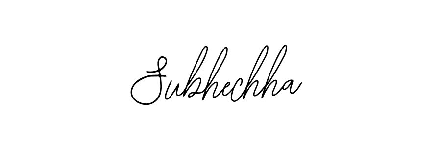 Subhechha stylish signature style. Best Handwritten Sign (Bearetta-2O07w) for my name. Handwritten Signature Collection Ideas for my name Subhechha. Subhechha signature style 12 images and pictures png