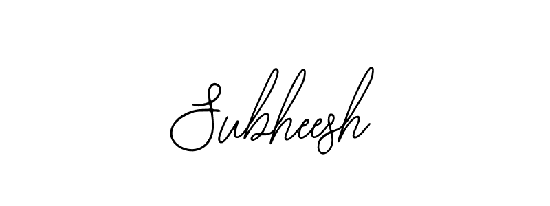 Also we have Subheesh name is the best signature style. Create professional handwritten signature collection using Bearetta-2O07w autograph style. Subheesh signature style 12 images and pictures png