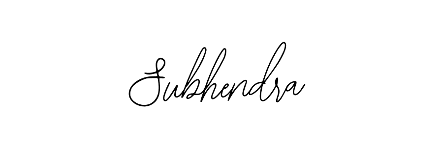 Design your own signature with our free online signature maker. With this signature software, you can create a handwritten (Bearetta-2O07w) signature for name Subhendra. Subhendra signature style 12 images and pictures png