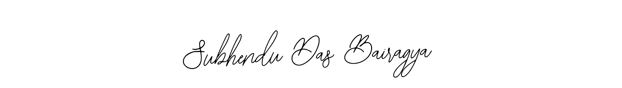 You should practise on your own different ways (Bearetta-2O07w) to write your name (Subhendu Das Bairagya) in signature. don't let someone else do it for you. Subhendu Das Bairagya signature style 12 images and pictures png