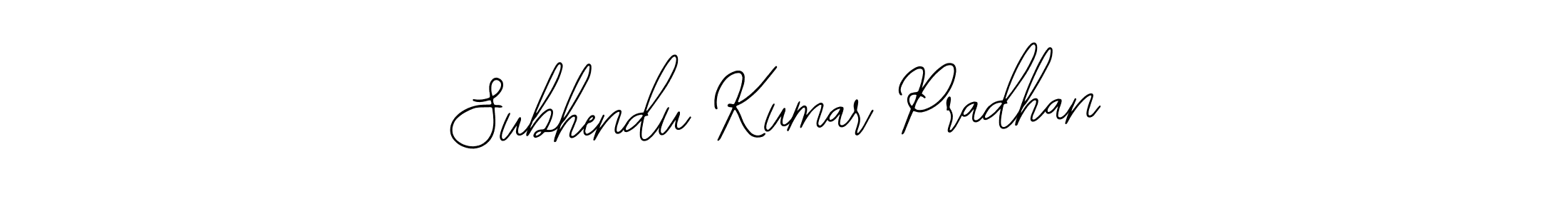 Design your own signature with our free online signature maker. With this signature software, you can create a handwritten (Bearetta-2O07w) signature for name Subhendu Kumar Pradhan. Subhendu Kumar Pradhan signature style 12 images and pictures png