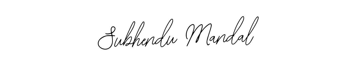 How to make Subhendu Mandal signature? Bearetta-2O07w is a professional autograph style. Create handwritten signature for Subhendu Mandal name. Subhendu Mandal signature style 12 images and pictures png