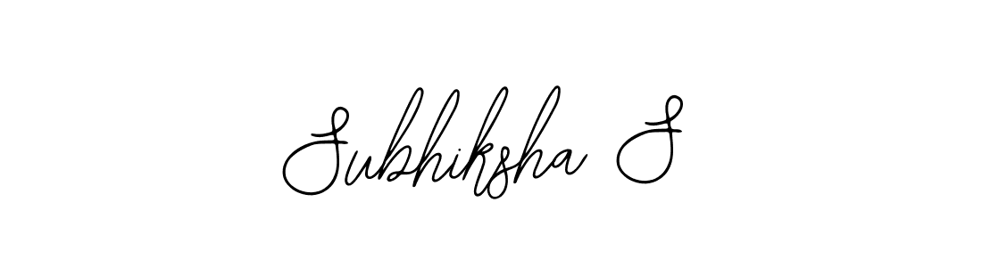 The best way (Bearetta-2O07w) to make a short signature is to pick only two or three words in your name. The name Subhiksha S include a total of six letters. For converting this name. Subhiksha S signature style 12 images and pictures png