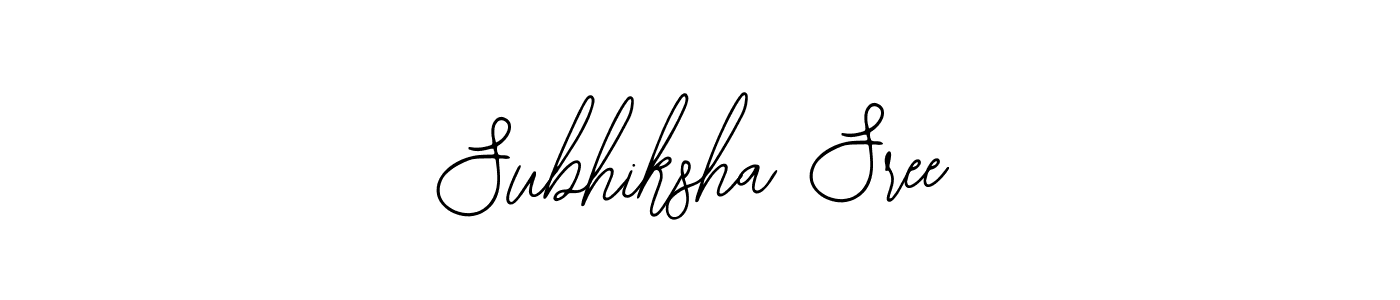 Bearetta-2O07w is a professional signature style that is perfect for those who want to add a touch of class to their signature. It is also a great choice for those who want to make their signature more unique. Get Subhiksha Sree name to fancy signature for free. Subhiksha Sree signature style 12 images and pictures png