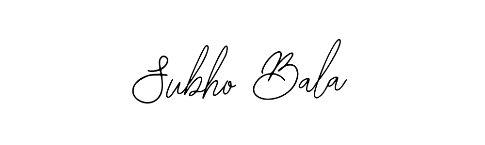 How to make Subho Bala signature? Bearetta-2O07w is a professional autograph style. Create handwritten signature for Subho Bala name. Subho Bala signature style 12 images and pictures png