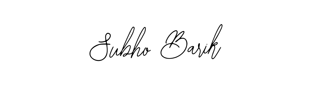Similarly Bearetta-2O07w is the best handwritten signature design. Signature creator online .You can use it as an online autograph creator for name Subho Barik. Subho Barik signature style 12 images and pictures png