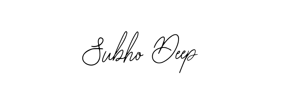 Design your own signature with our free online signature maker. With this signature software, you can create a handwritten (Bearetta-2O07w) signature for name Subho Deep. Subho Deep signature style 12 images and pictures png