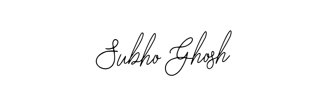It looks lik you need a new signature style for name Subho Ghosh. Design unique handwritten (Bearetta-2O07w) signature with our free signature maker in just a few clicks. Subho Ghosh signature style 12 images and pictures png