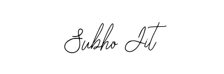 How to make Subho Jit signature? Bearetta-2O07w is a professional autograph style. Create handwritten signature for Subho Jit name. Subho Jit signature style 12 images and pictures png