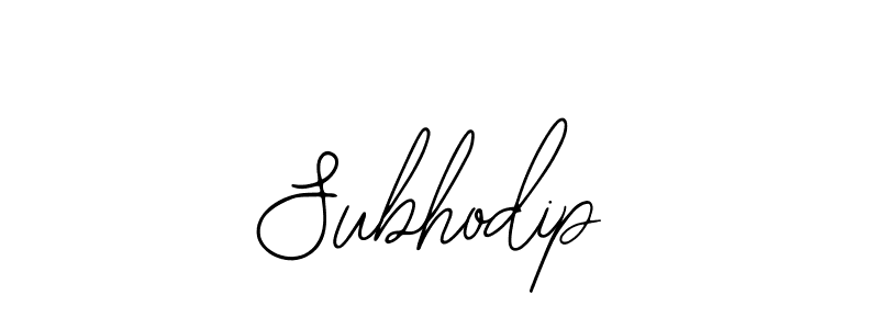 Design your own signature with our free online signature maker. With this signature software, you can create a handwritten (Bearetta-2O07w) signature for name Subhodip. Subhodip signature style 12 images and pictures png