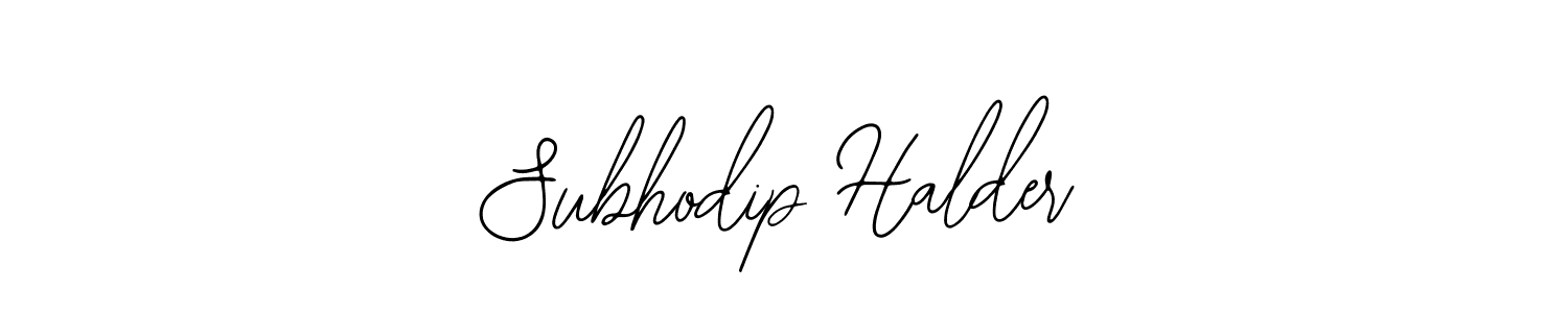 Use a signature maker to create a handwritten signature online. With this signature software, you can design (Bearetta-2O07w) your own signature for name Subhodip Halder. Subhodip Halder signature style 12 images and pictures png