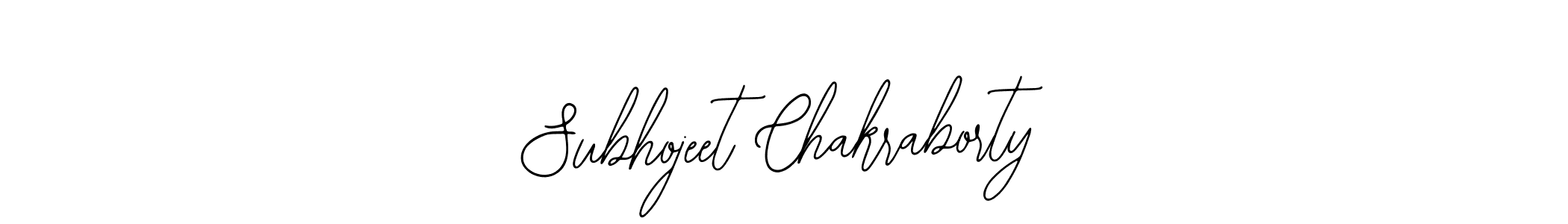 Use a signature maker to create a handwritten signature online. With this signature software, you can design (Bearetta-2O07w) your own signature for name Subhojeet Chakraborty. Subhojeet Chakraborty signature style 12 images and pictures png