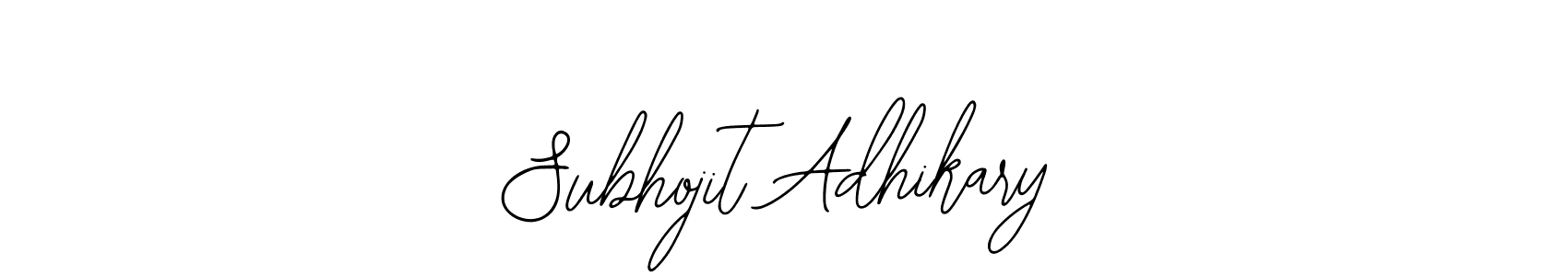 Also You can easily find your signature by using the search form. We will create Subhojit Adhikary name handwritten signature images for you free of cost using Bearetta-2O07w sign style. Subhojit Adhikary signature style 12 images and pictures png