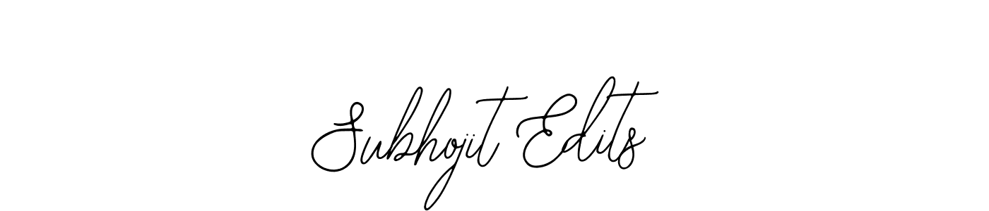 Also we have Subhojit Edits name is the best signature style. Create professional handwritten signature collection using Bearetta-2O07w autograph style. Subhojit Edits signature style 12 images and pictures png