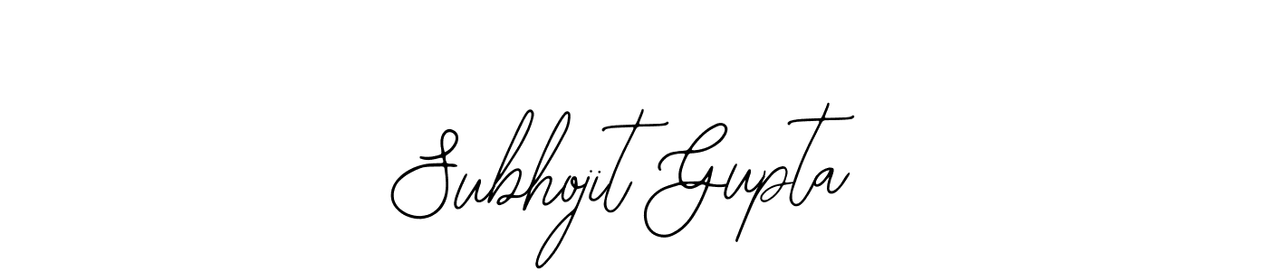 The best way (Bearetta-2O07w) to make a short signature is to pick only two or three words in your name. The name Subhojit Gupta include a total of six letters. For converting this name. Subhojit Gupta signature style 12 images and pictures png
