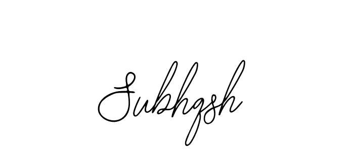 You should practise on your own different ways (Bearetta-2O07w) to write your name (Subhqsh) in signature. don't let someone else do it for you. Subhqsh signature style 12 images and pictures png