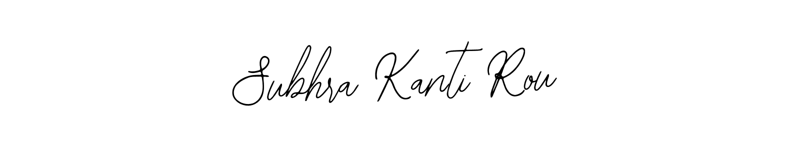 How to make Subhra Kanti Rou name signature. Use Bearetta-2O07w style for creating short signs online. This is the latest handwritten sign. Subhra Kanti Rou signature style 12 images and pictures png