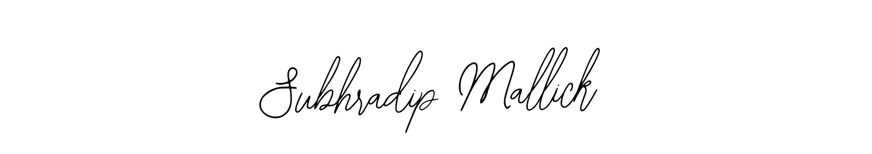 Also we have Subhradip Mallick name is the best signature style. Create professional handwritten signature collection using Bearetta-2O07w autograph style. Subhradip Mallick signature style 12 images and pictures png