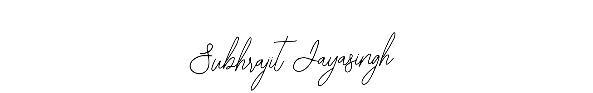 Also we have Subhrajit Jayasingh name is the best signature style. Create professional handwritten signature collection using Bearetta-2O07w autograph style. Subhrajit Jayasingh signature style 12 images and pictures png