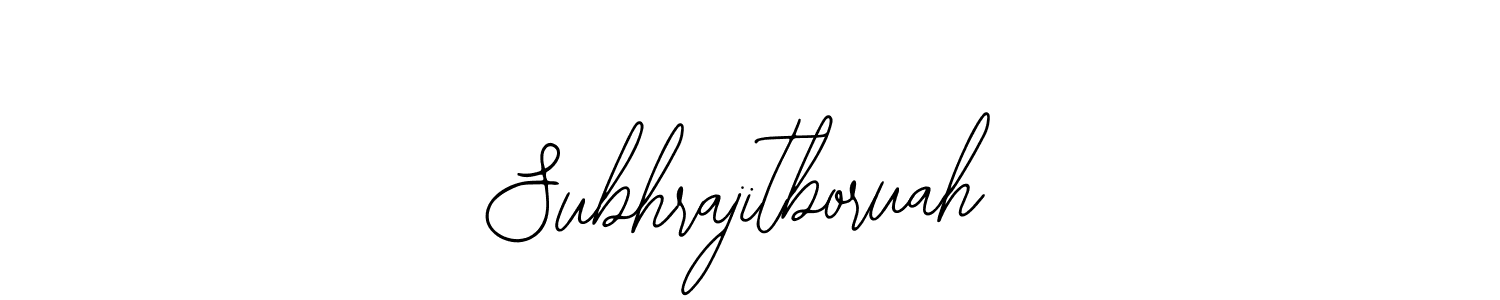 How to make Subhrajitboruah signature? Bearetta-2O07w is a professional autograph style. Create handwritten signature for Subhrajitboruah name. Subhrajitboruah signature style 12 images and pictures png